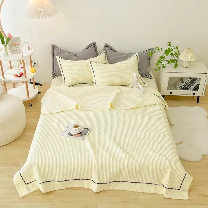 Bubble Yarn Blanket - Stylish Summer Bedspread