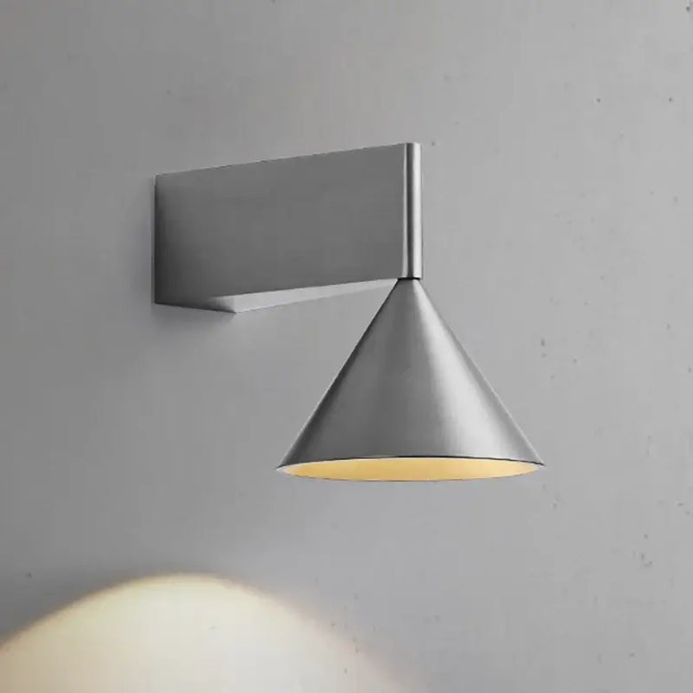 Adjustable Conical Aluminium Wall Light