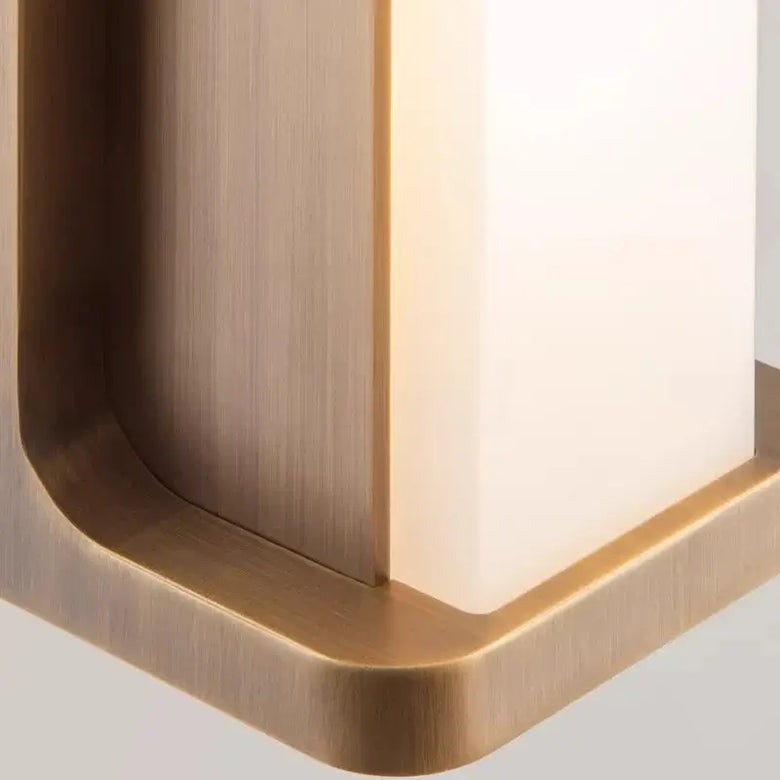 Highend Brass & Marble Wall Light with elegant brass finish and marble detailing, ideal for ambient illumination.