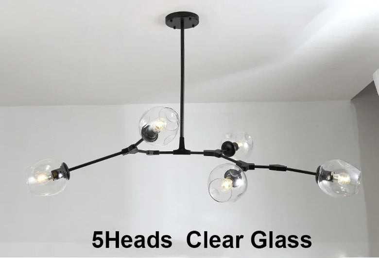 Nordic Molecular Glass Chandelier