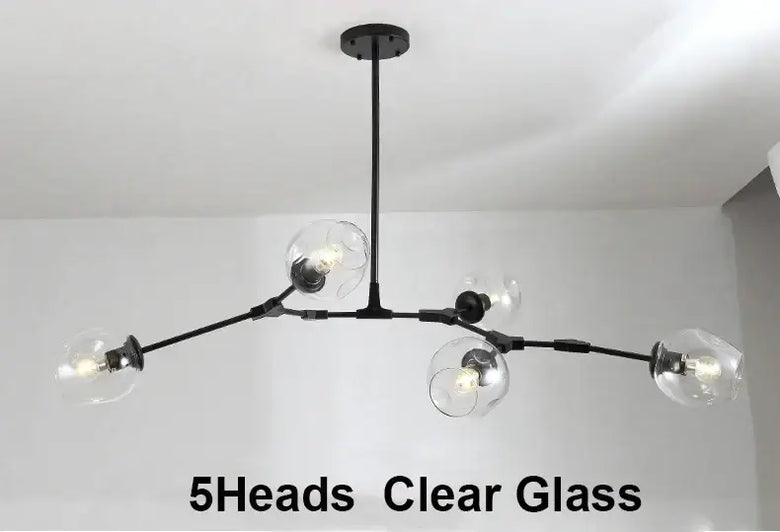 Nordic Molecular Glass Chandelier