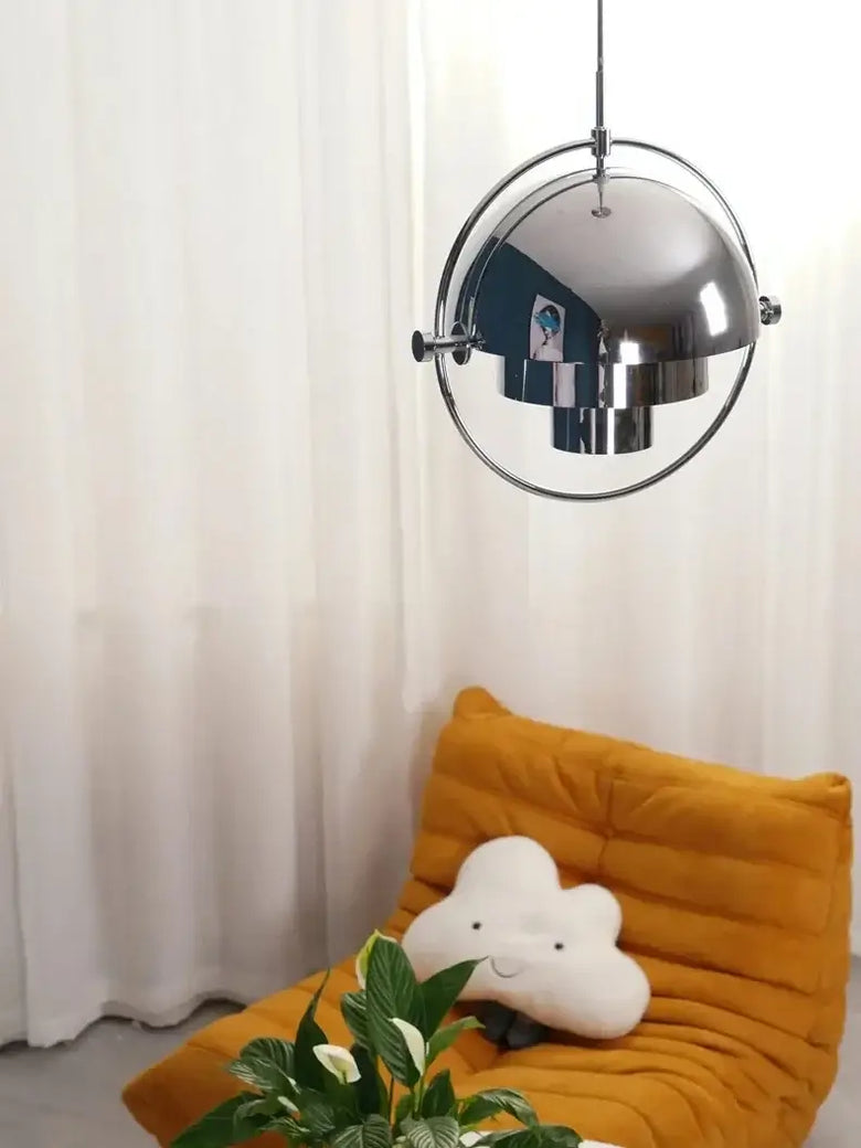 Geometric Halo Pendant Light – Sculptural Modern Ceiling Fixture