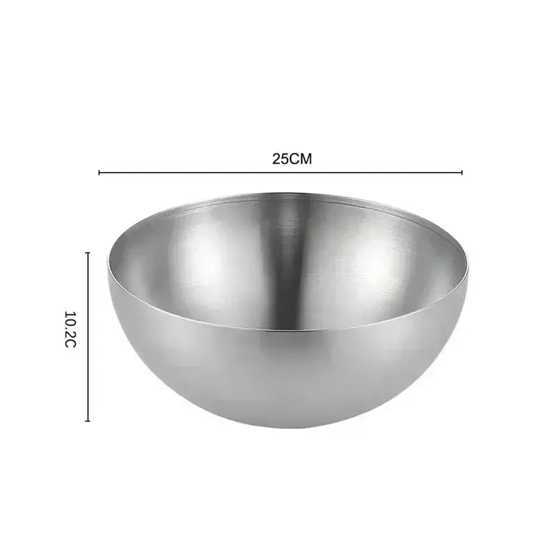 Elegant Steel Serving & Cooking Bowl