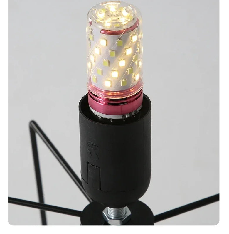 Japanese Rice Paper Lamp. Floor & Table with Tripod Stand