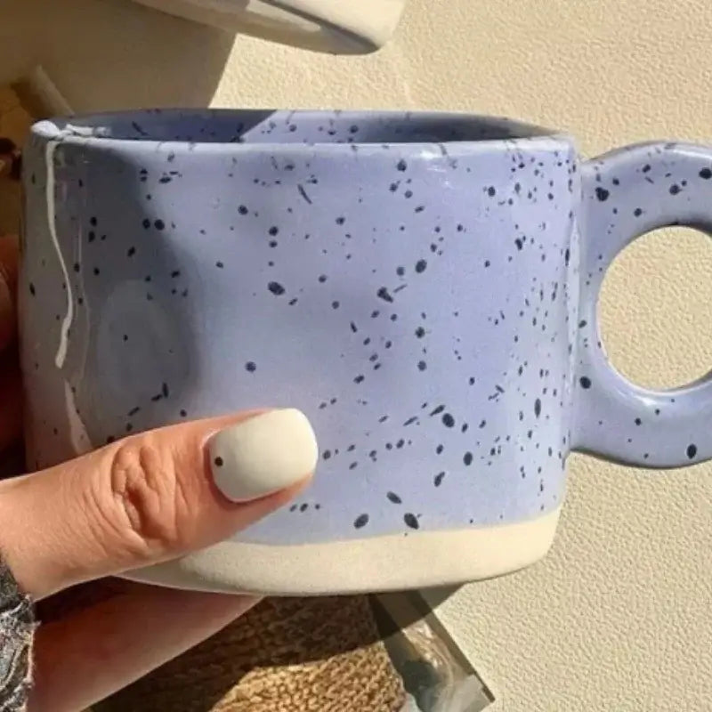 Porcelain Candy Colour Handmade Mugs