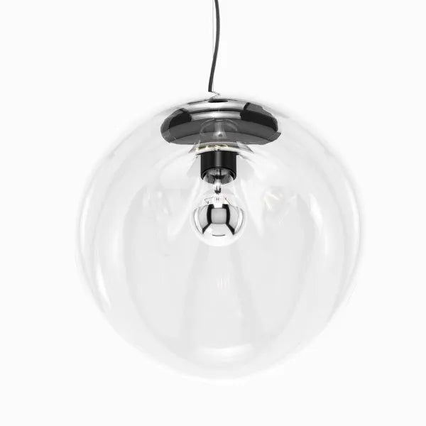 Modern Sculptural Glass Pendant Light with Organic Form