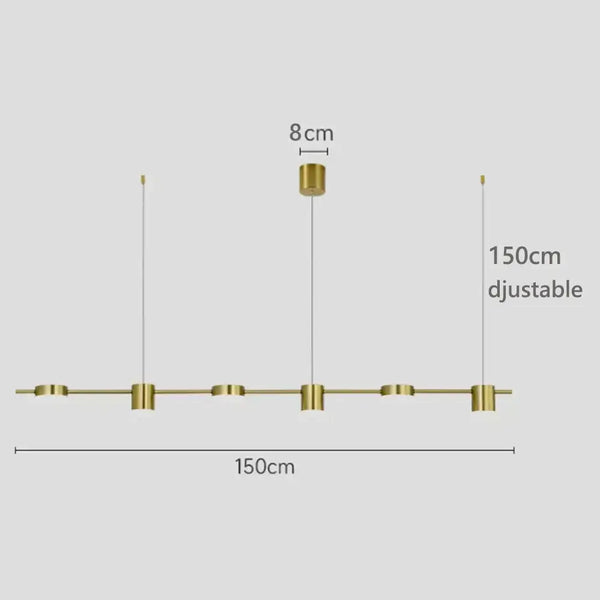 Hanging Minimalism Lights with adjustable height and sleek design for modern home decor.