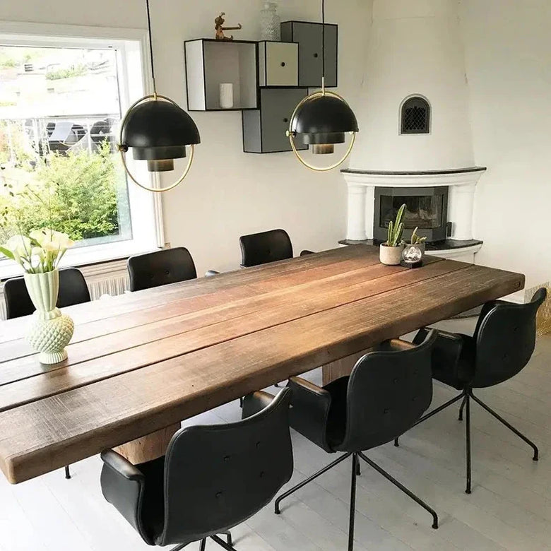 Geometric Halo Pendant Light