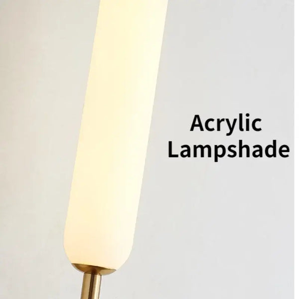 Acrylic lampshade of the Lollipop Art Deco Wall Light Fixture showcasing its modern design.