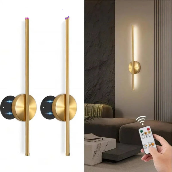 Minimalist Magnetic Wall Lamp – Cordless, Rechargeable