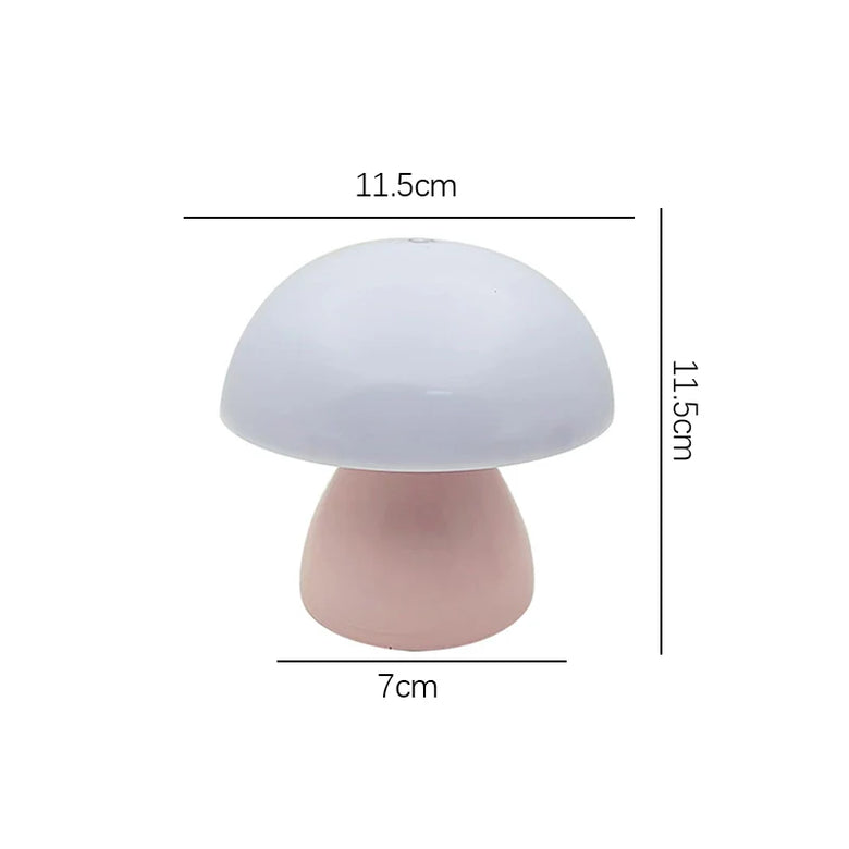 Small Mushroom Table Lamp Cordless and Touch