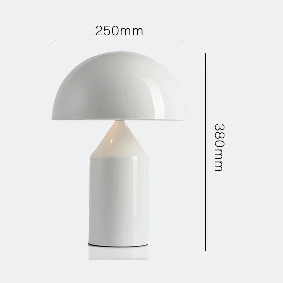 Luxurious Italian Design Mushroom Lamp I Gold, Black or White