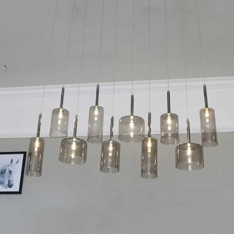 Neo Transparent Scandinavian Light Fixture hanging pendant lights in modern decor setting.