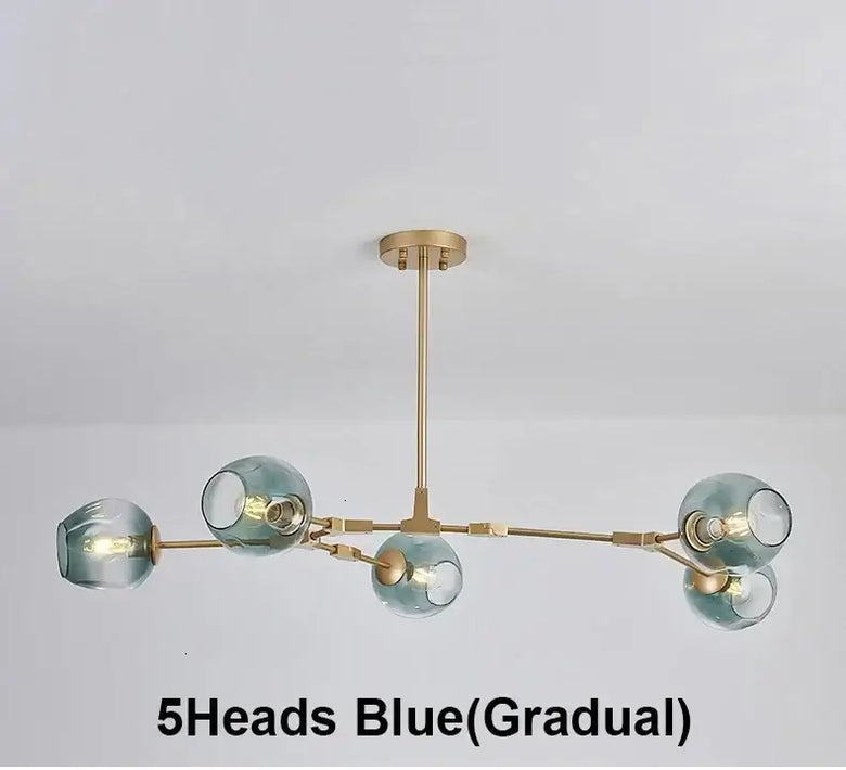 Nordic Molecular Glass Chandelier