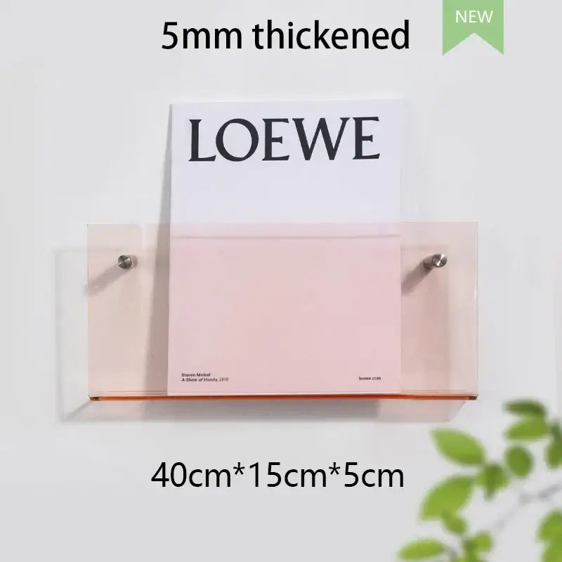 80s Fluorescent Acrylic Bookshelf - Retro Style