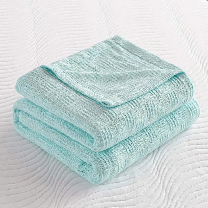 Summer Pure Cotton Blanket 350GSM | Elegant & Cozy