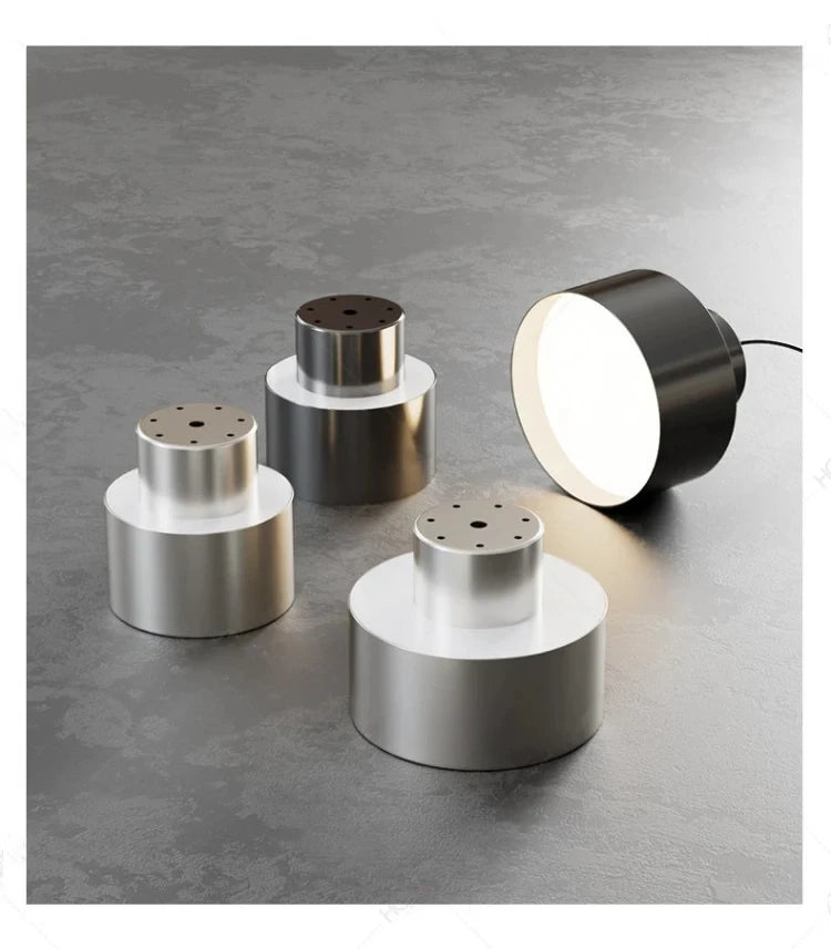 Plafonnier Tambour Moderne en Métal 140mm