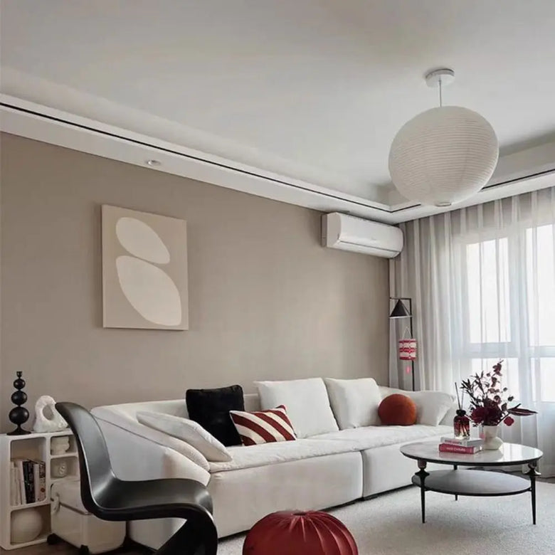 Lampes suspendues japonaises en papier de riz