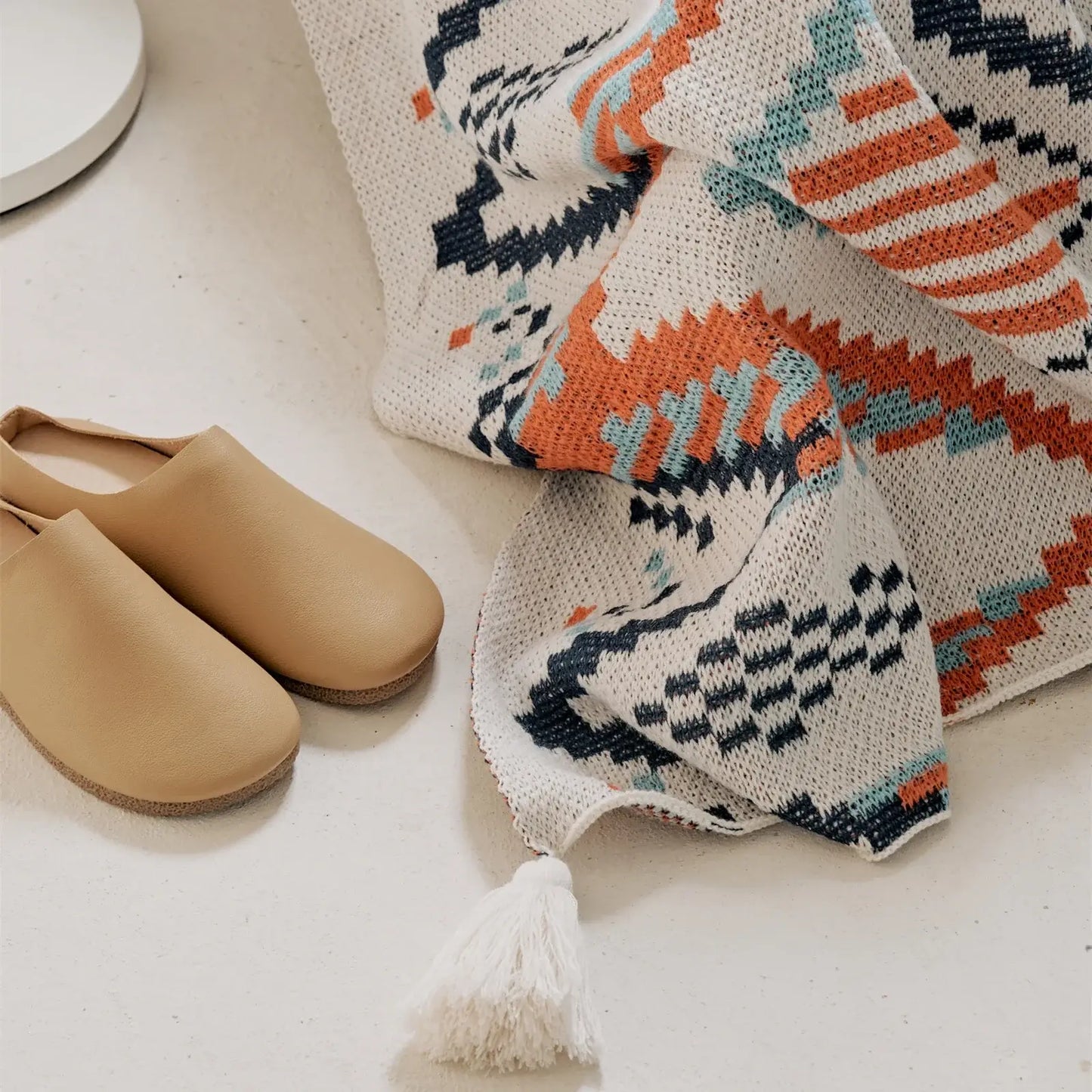 Bohemian Plaid with Geometric Charm