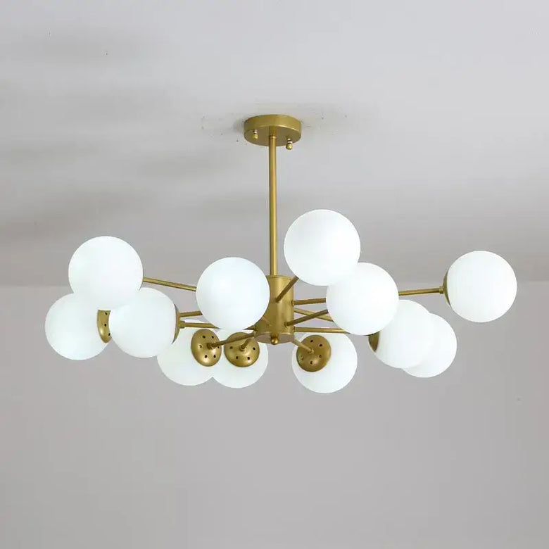 Glass Globe Sputnik Chandelier – Mid-Century Modern, 6 to 16 Lights