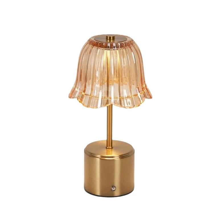 Art-Deco Glass Cordless Table Lamp: 8 styles