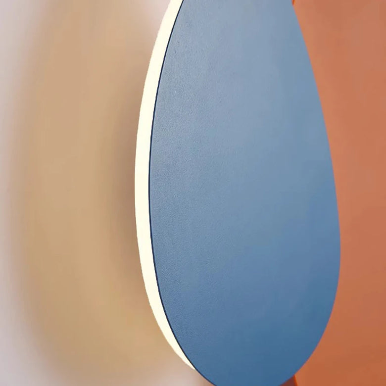 Bauhaus Led Wall Light With Coloured Acrylic Panels
