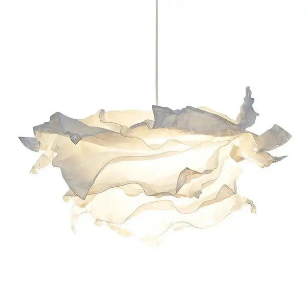 Cloud Like Paper Lamp Shade up to 70cm wide with a whimsical, eco-friendly design and soft lighting.
