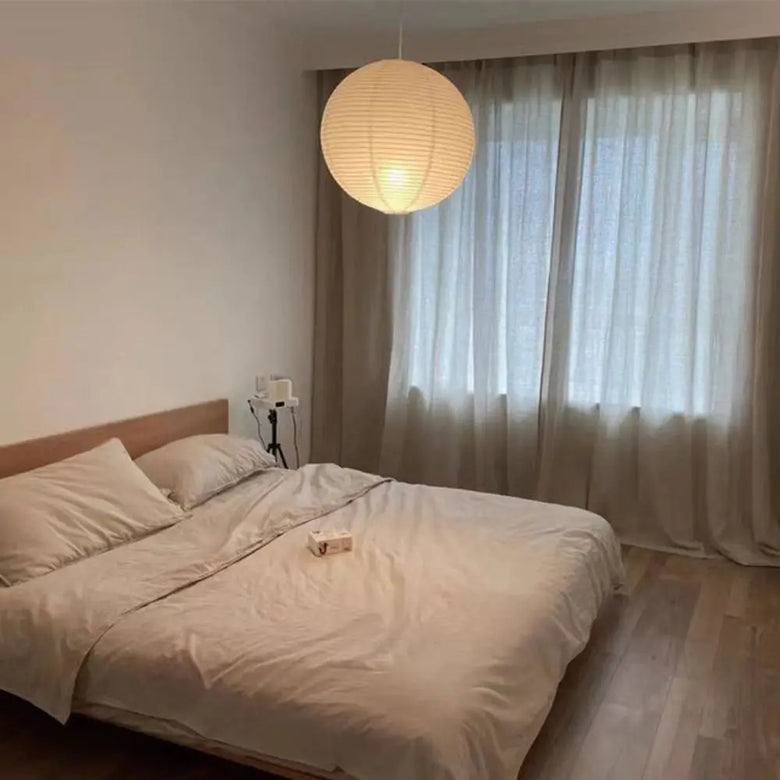 Lampes suspendues japonaises en papier de riz