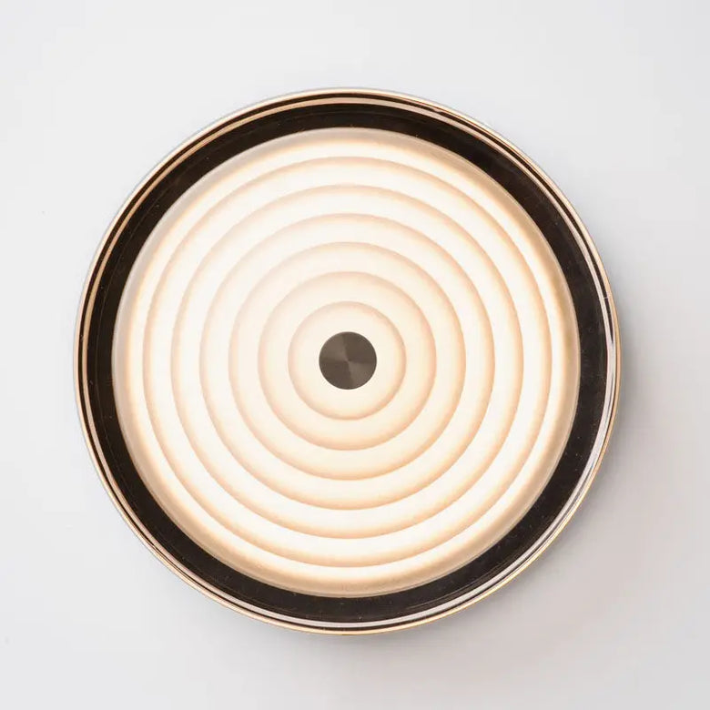 Modern Acrylic LED Wall Light with Concentric Rings