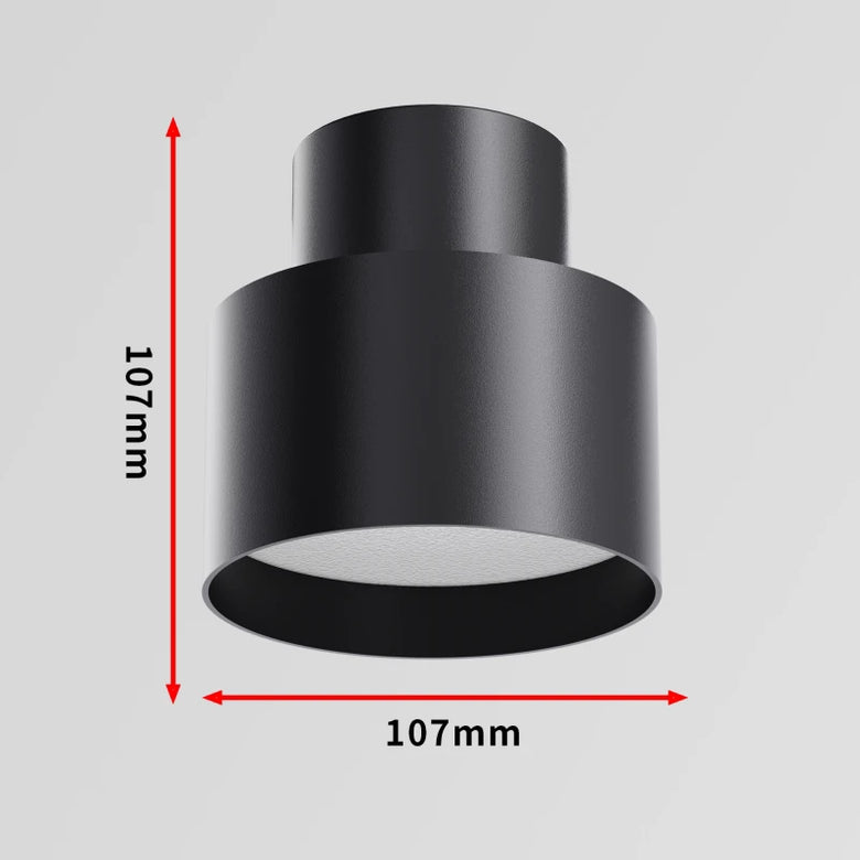 Plafonnier Tambour Moderne en Métal 140mm