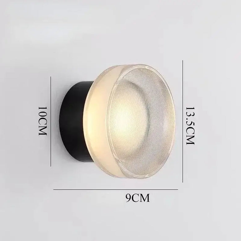 Futuristic and Unique Solid Plexiglass Wall Light