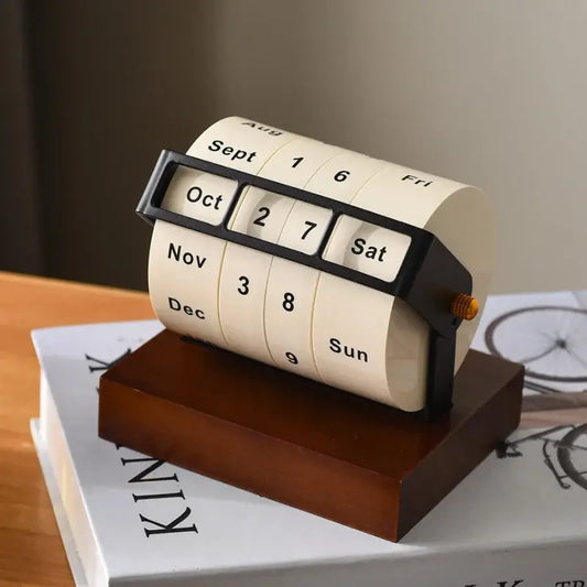 Chic Retro Desktop Perpetual Calendar
