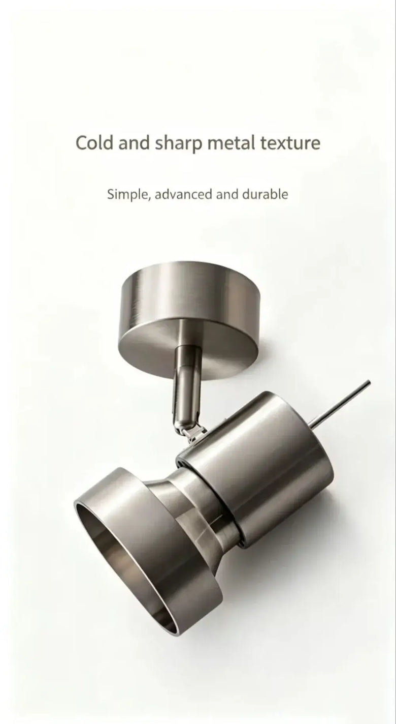 Adjustable Rotatable Spotlight Brushed Nickel - Dimmable