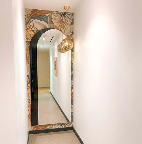 Trending Hallway Pendant Light Designs to Make an Entrance with elegant lighting and decor in a modern hallway setting.