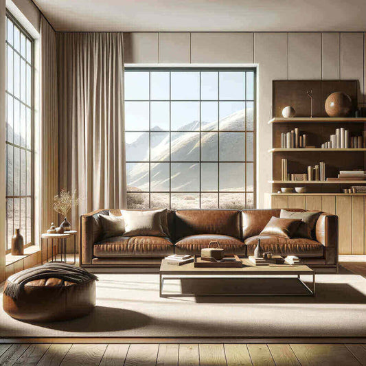 The Alluring Contrast of Leather and Its Vegan Counterpart in Modern Interiors: A Sustainable Turn