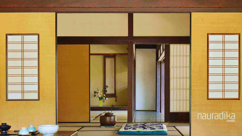 Traditional Japanese room showcasing minimalist decor for how to decorate Japanese style on a budget?