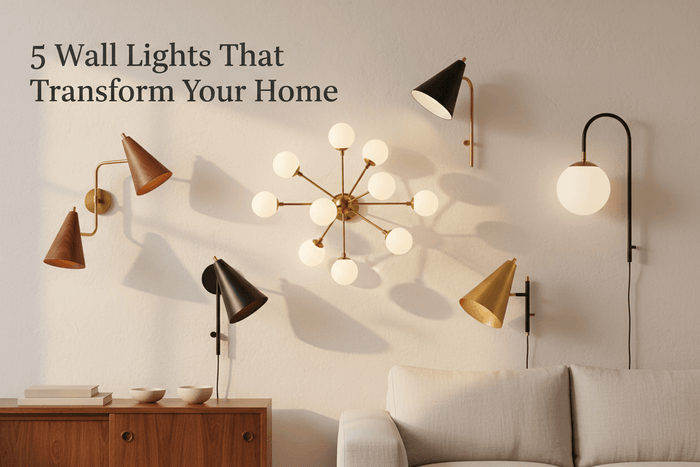 5 Wall Lights That Transform Your Home