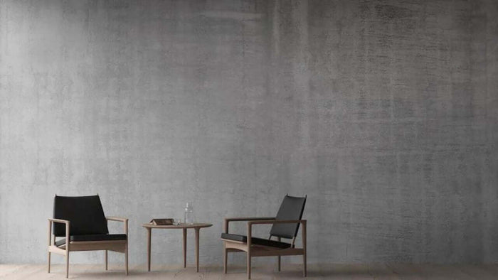 Mid-century modern chairs and table showcasing key definitions of the Mid-Century Modern Style.