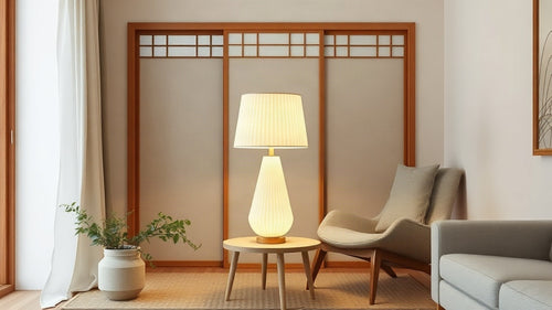 Japanese Rice Paper Lamps: Specification Guide for Architects - ambient lighting in a modern room