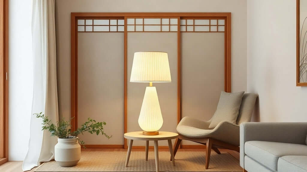 Japanese Rice Paper Lamps: Specification Guide for Architects - ambient lighting in a modern room
