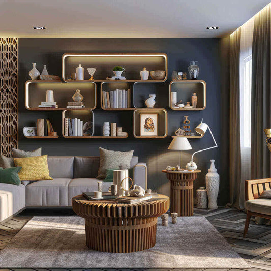 Transform Your Space: Shelves as Centerpieces