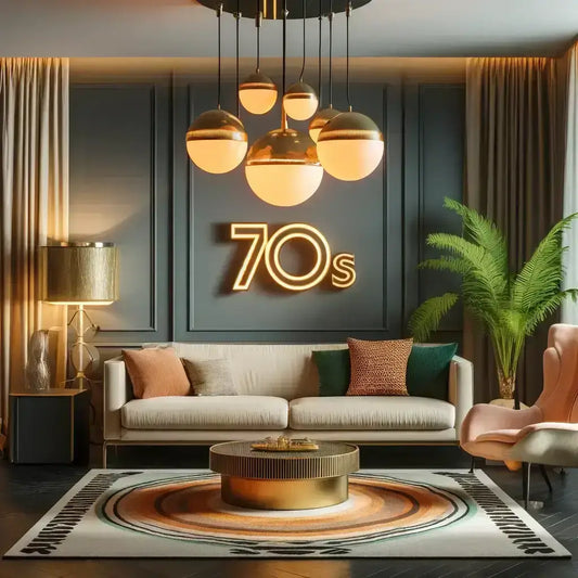 Turning Back Time: The Retro Brilliance of 70s Lights in Modern Decor