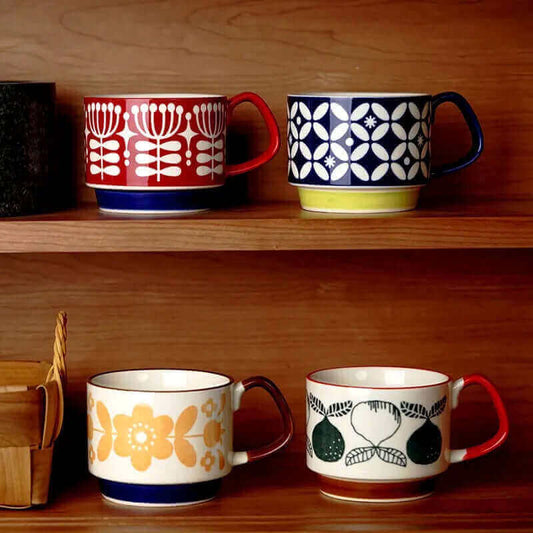 Embracing Nostalgia with Retro Coffee Cups: A Vintage Delight for Coffee Enthusiasts