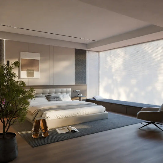 How can we create a calming atmosphere in our living spaces