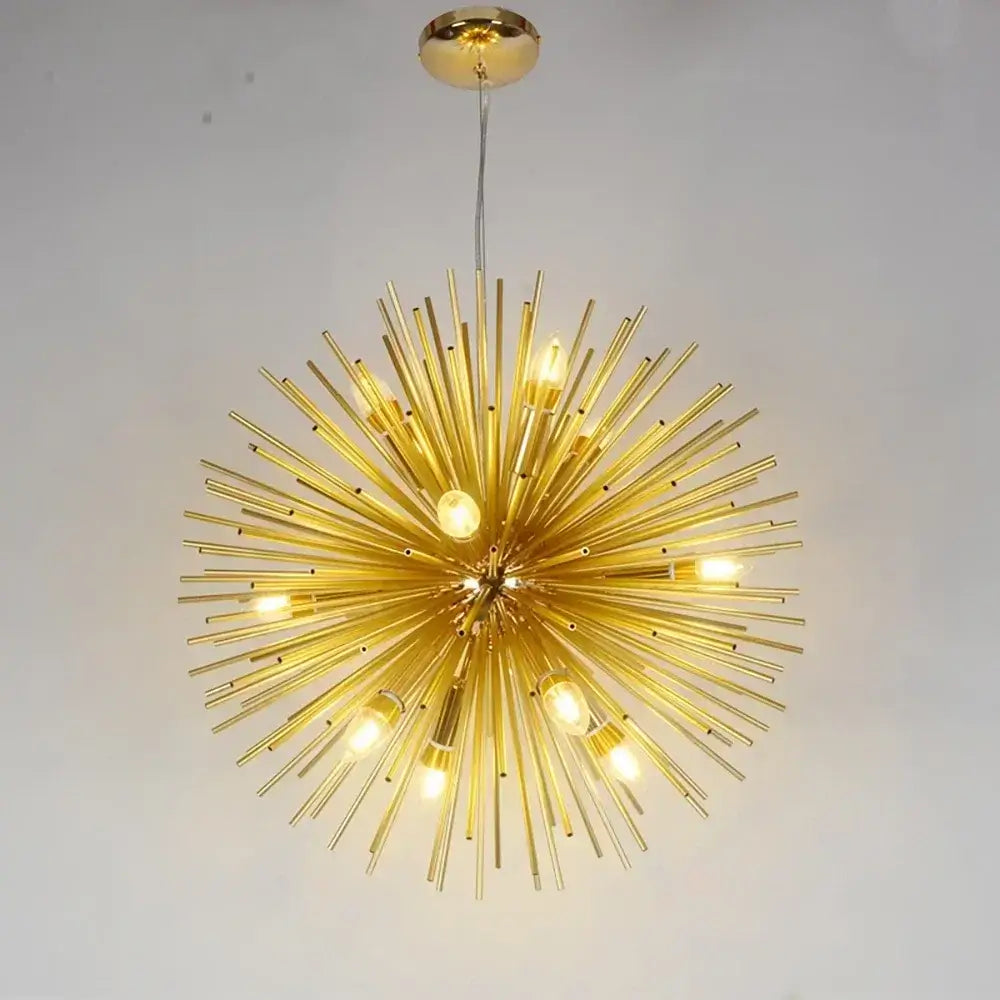 Gold starburst chandelier for Christmas Gifts for the Home: Glowing Lamp Ideas with Fast UK Delivery.