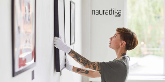 Hang art at eye level: Art should be hung at eye level to be properly enjoyed.