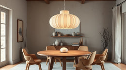 Stylish dining room featuring Wabi Sabi Pendant Lights: The 2026 Trend That's Transforming British Homes.
