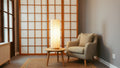 Rice Paper Table Lamps: The 2026 Guide to Soft, Sculptural Lighting positioned in a cozy living room with neutral decor.