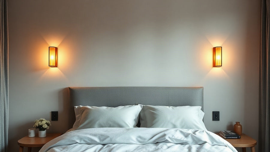 Modern bedroom highlighting Wall Sconces 2026: Contemporary Design Trends for Architects with warm light and minimalist decor.