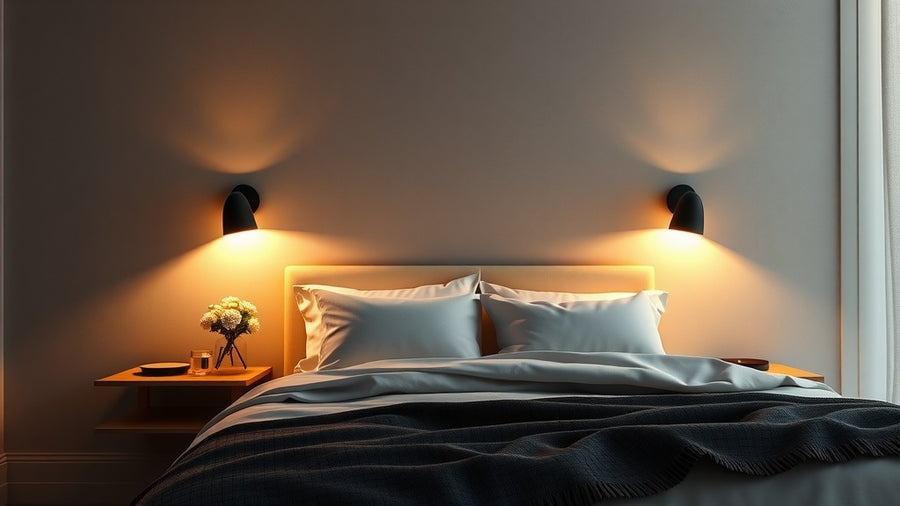 Cozy bedroom with modern bedside wall lighting, highlighting Best Wall Lighting Trends 2026: Modern Bedside Wall Lamps for Summer Interiors.